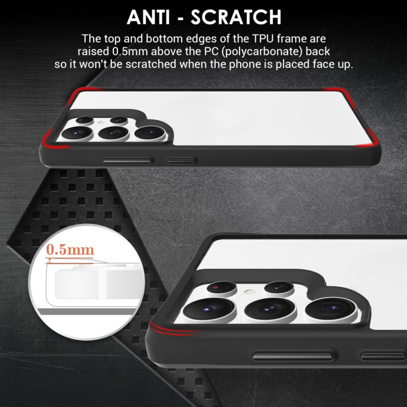 For Samsung Galaxy S25 Ultra Case Hybrid Hard PC Soft TPU Shockproof Phone Cover