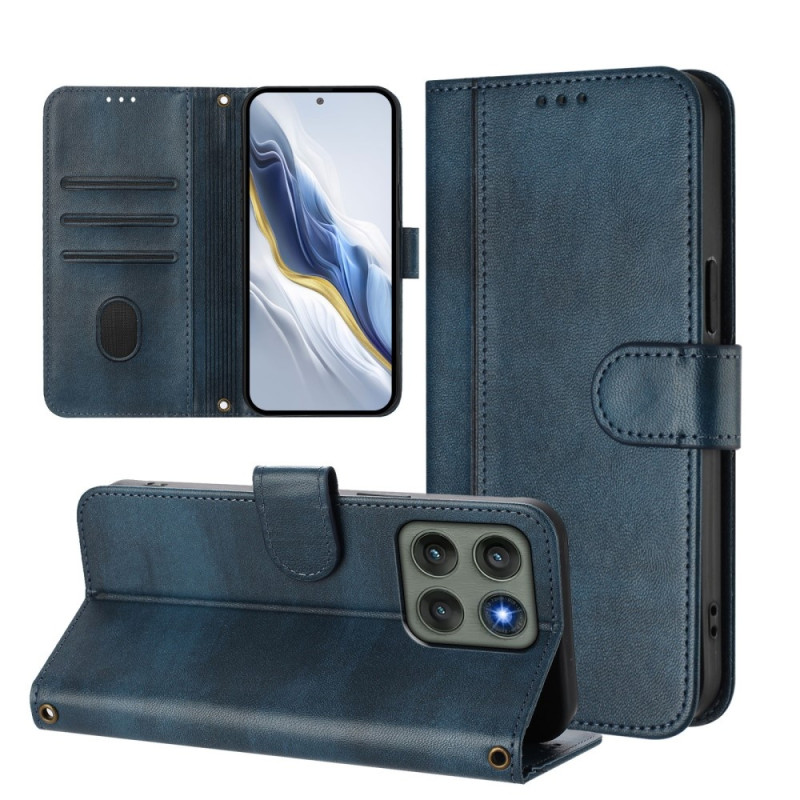 For Motorola Edge 60 Pro 5G Deksel Lommebokstativ Retrotekstur