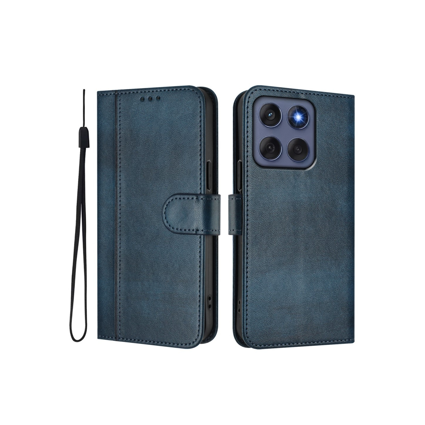 For Motorola Edge 60 5G / 60 Fusion 5G Deksel Lommebokstativ Retrotekstur