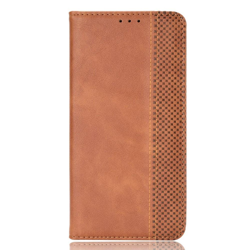Google Pixel 7a Stand Phone Case Full Protection Wallet Cover - Brown
