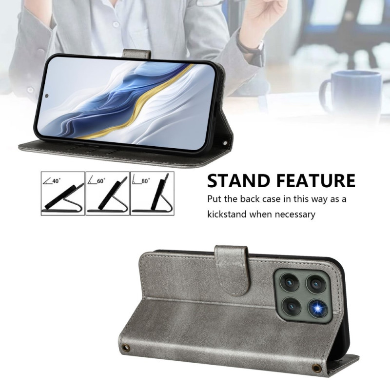 For Motorola Edge 60 Pro 5G Cases Wallet Stand Retro Cover