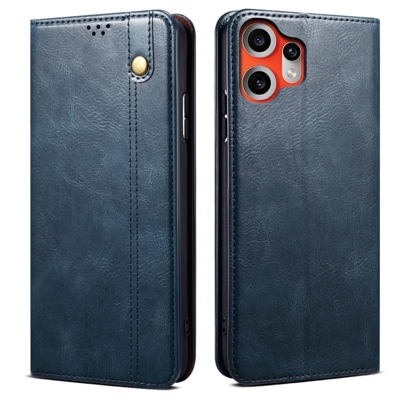 Crazy Horse Plånboksfodral Till Nothing CMF Phone 2 Pro - Blå