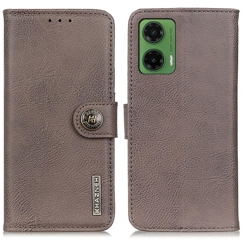 KHAZNEH Motorola Moto G35 Plånboksfodral - Khaki