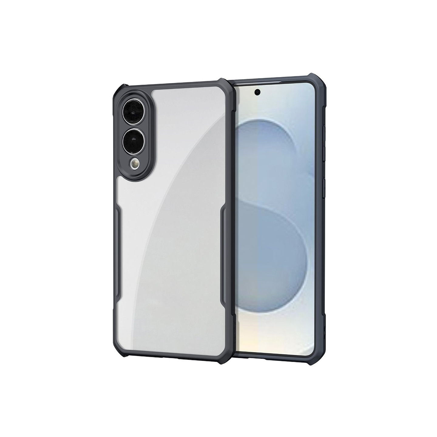 XUNDD Back Cover for Samsung Galaxy S25 Edge Acrylic+TPU Phone Case