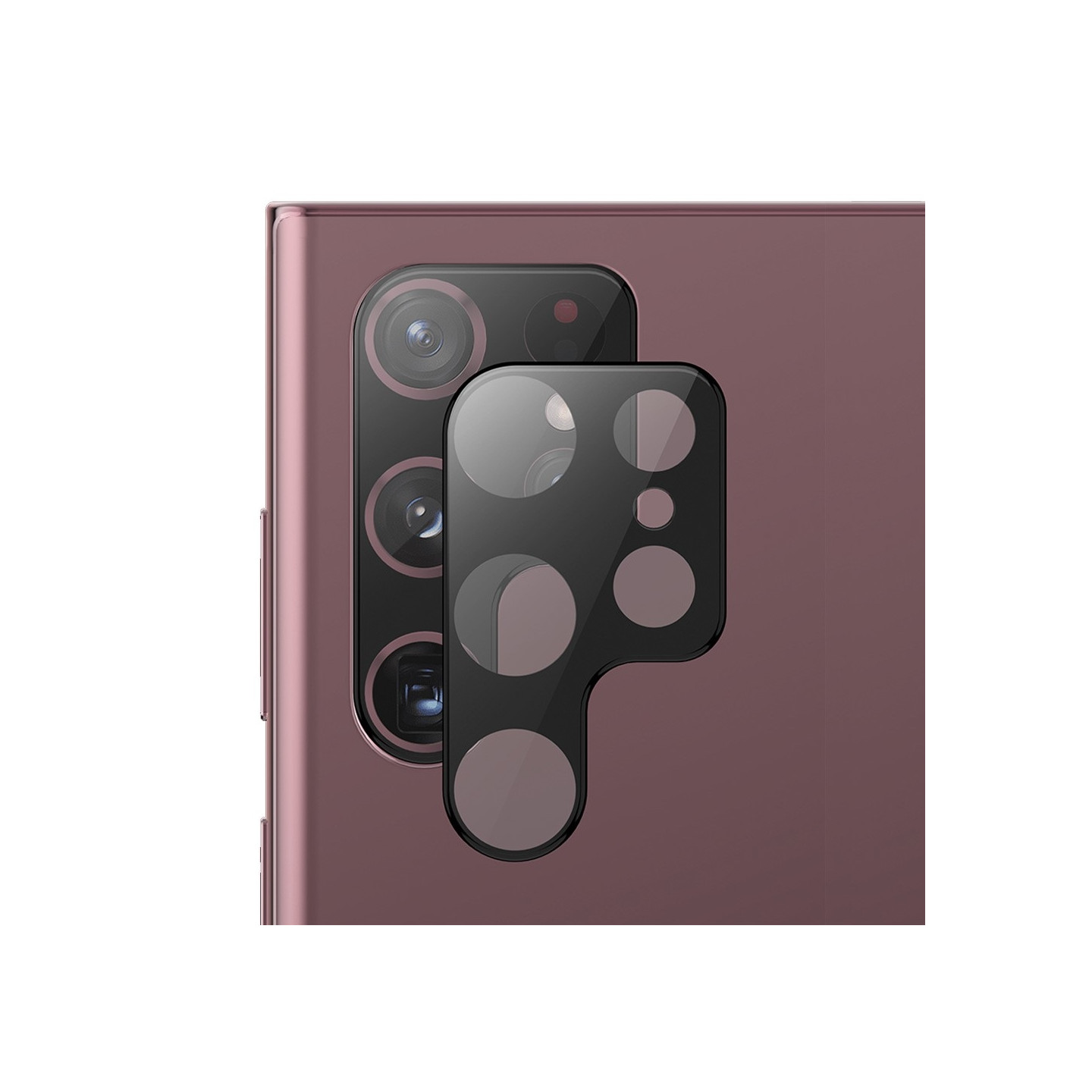 För Samsung Galaxy S25 Ultra ENKAY Kameralinsskydd Härdat Glas Linsfilm