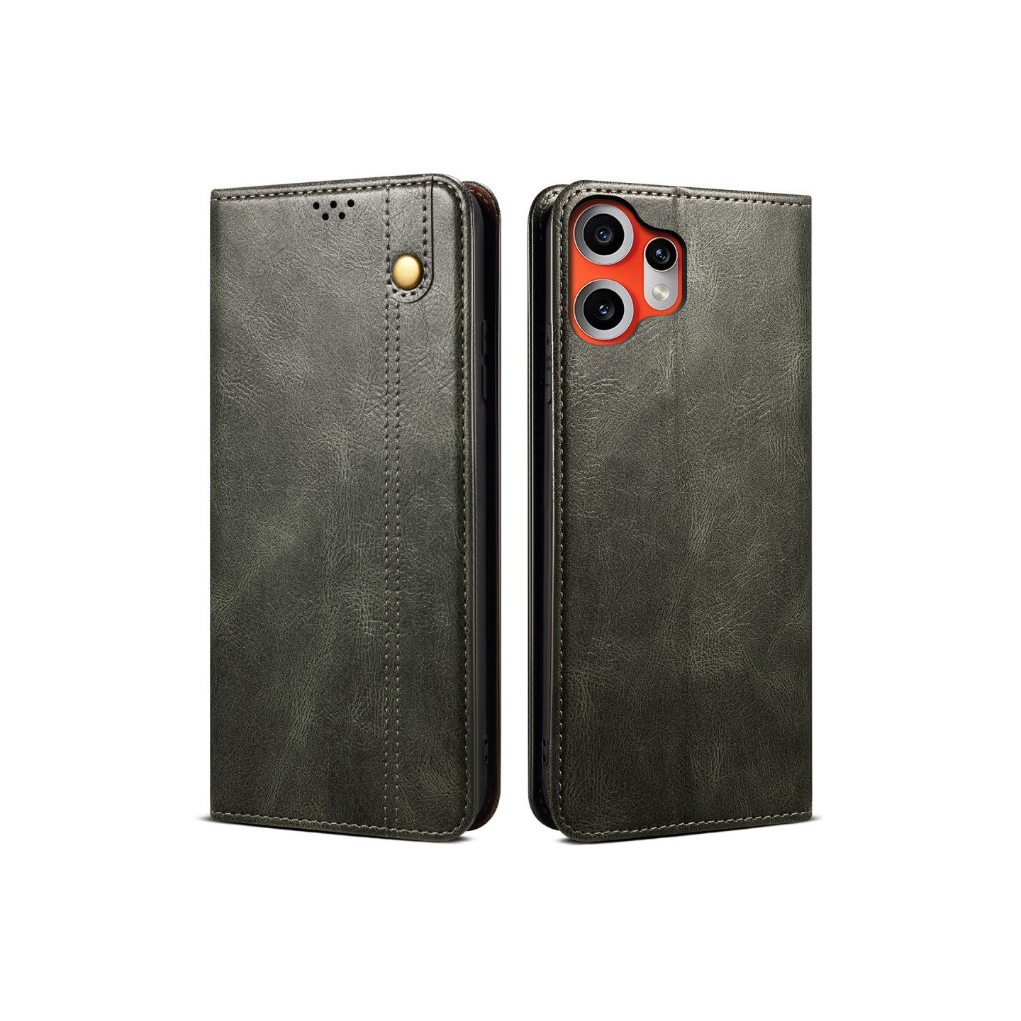 Crazy Horse Plånboksfodral Till Nothing CMF Phone 2 Pro - Grön