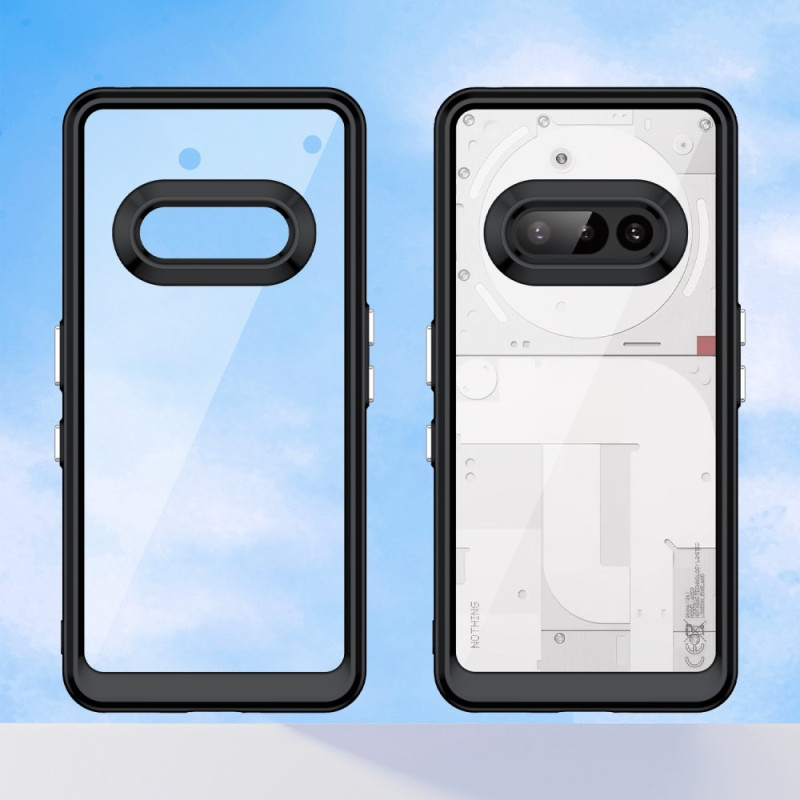Til Nothing Phone (3a) Etui TPU + Akryl Beskyttende Gennemsigtigt Telefoncover