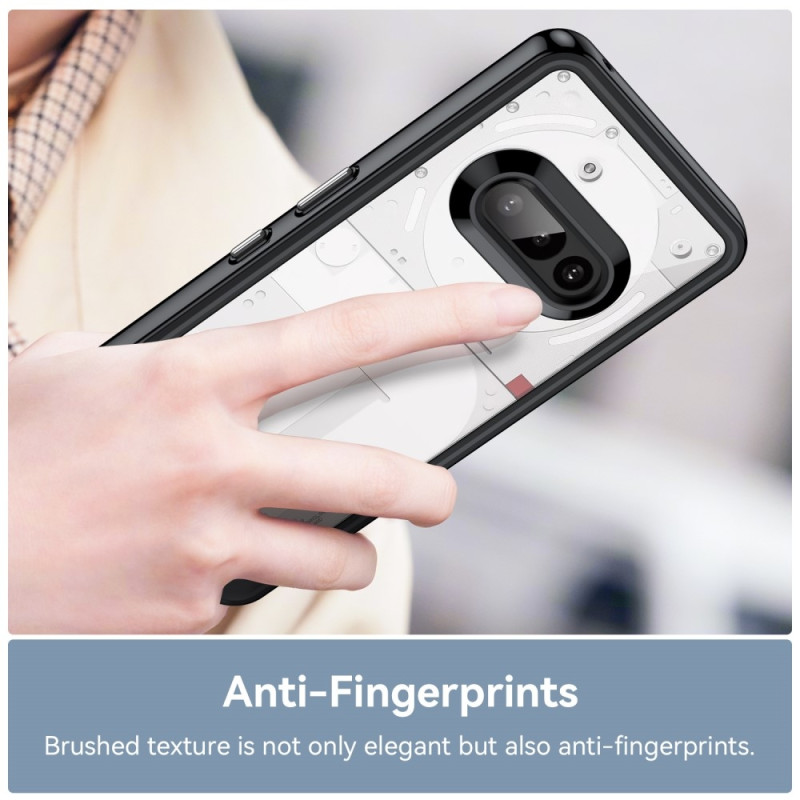 Til Nothing Phone (3a) Etui TPU + Akryl Beskyttende Gennemsigtigt Telefoncover