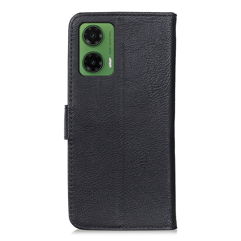 KHAZNEH Motorola Moto G35 Lompakkokotelo - Musta