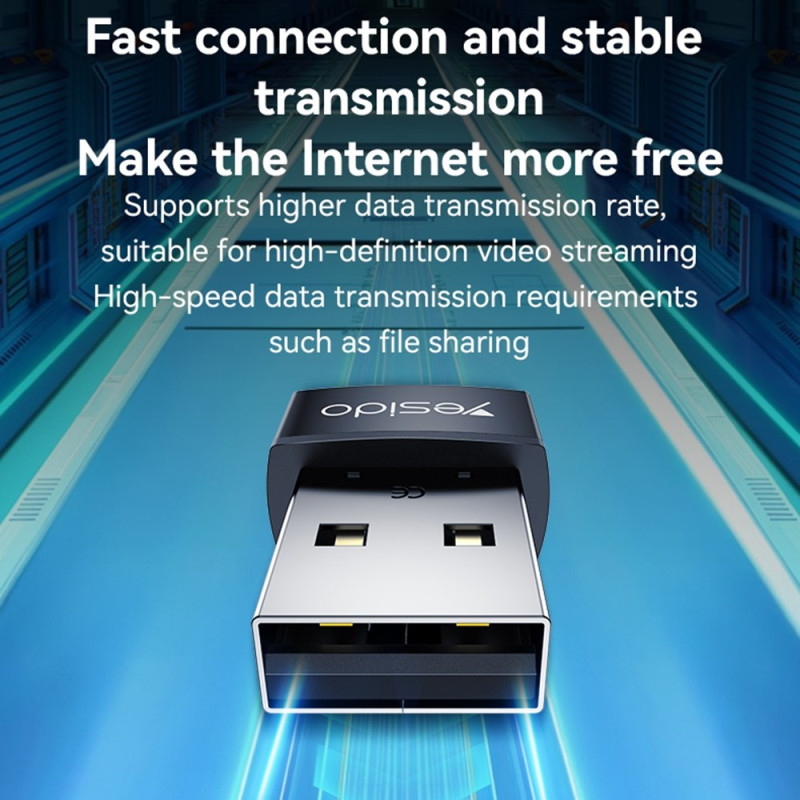 WiFi4 Dongle 150Mbps Højhastigheds USB Trådløs Adapter Indbygget Antenne