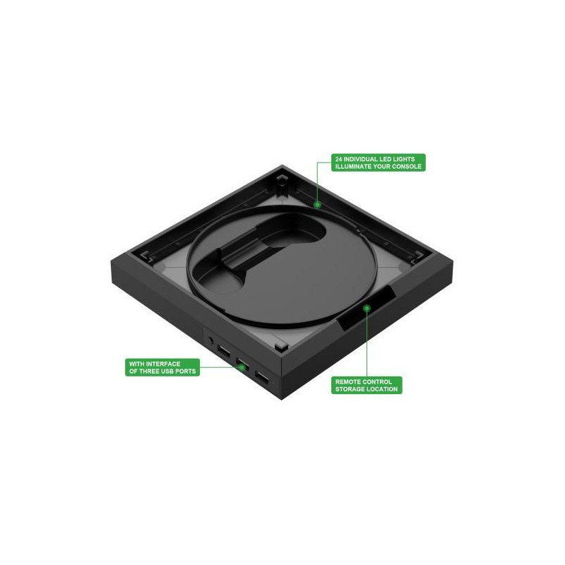 For Xbox Series S / X Game Console Holder Stand RGB Light Base