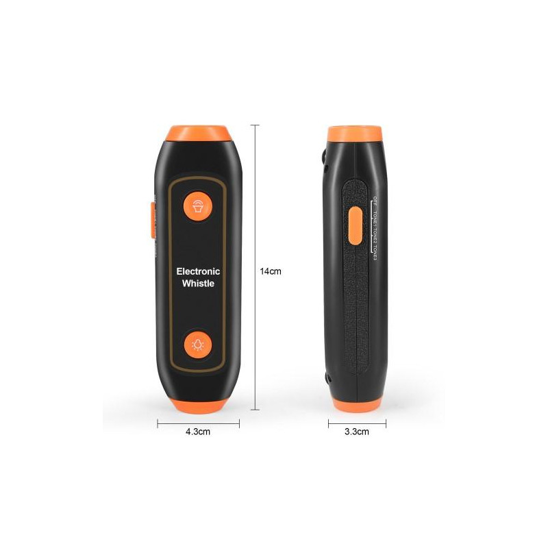 Safety Electronic Whistle Lantern Referee SOS Flashlight Emergency Camping Lamp