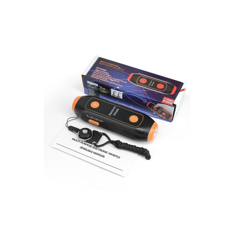 Safety Electronic Whistle Lantern Referee SOS Flashlight Emergency Camping Lamp