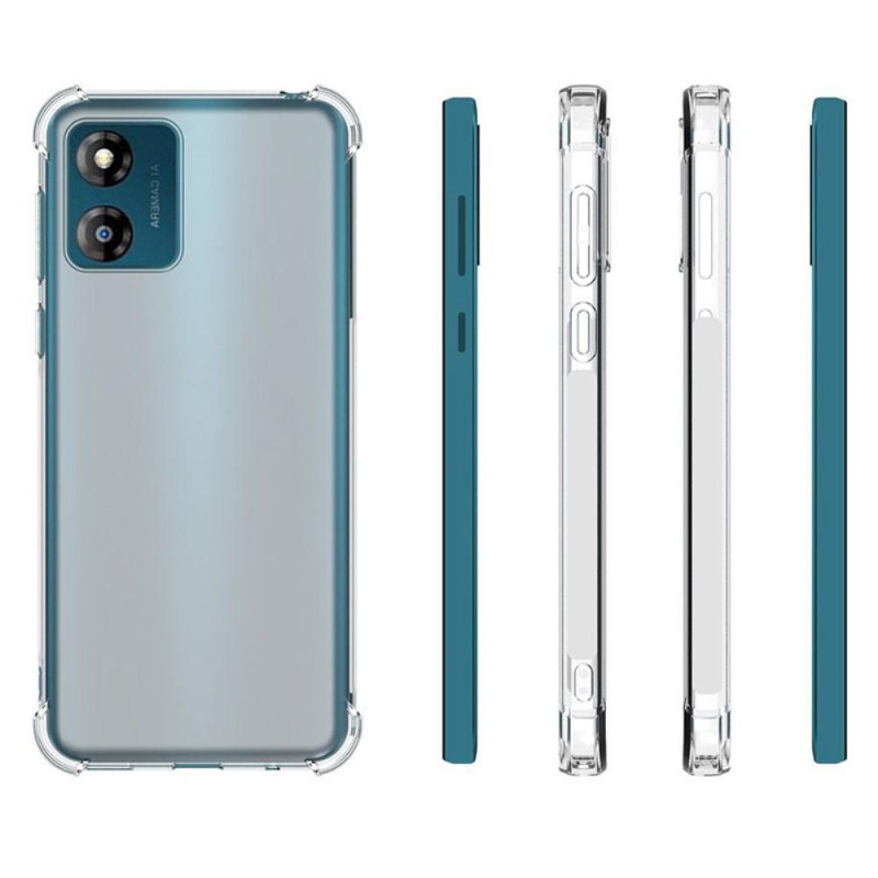For Motorola Moto E13 4G Slim Läpinäkyvä TPU Suojakuori Kansi