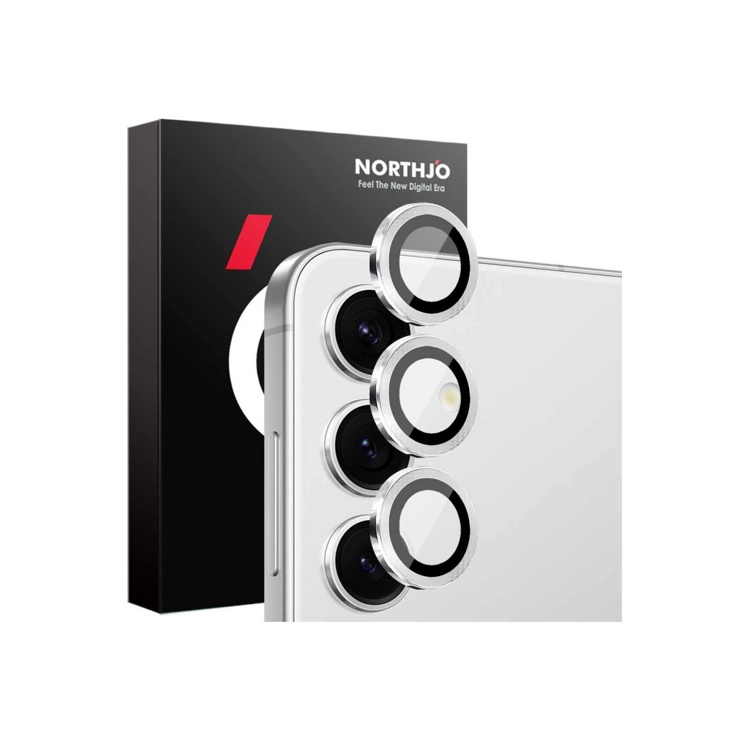 NORTHJO For Samsung Galaxy S25+ Tempered Glass Camera Lens