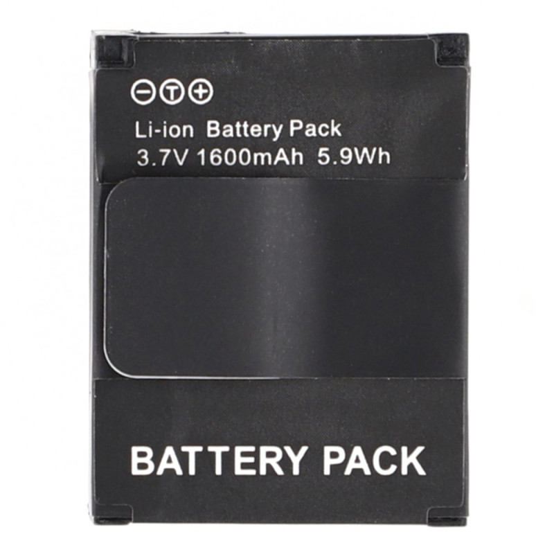 Batteri for GoPro Hero 3 kamera 3,7V 1600mAh AHDBT-201/301 erstatningsbatteri