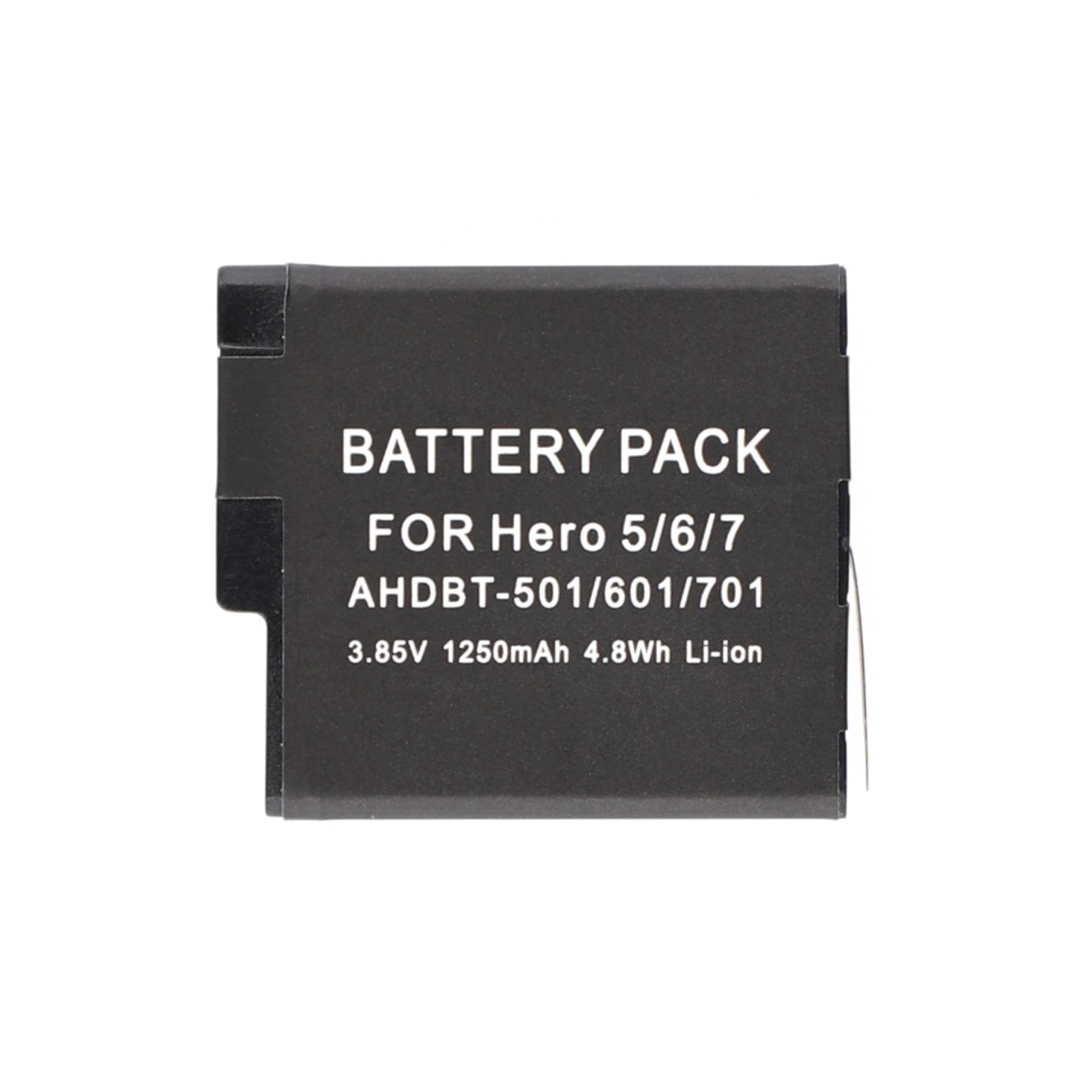 Battery for GoPro Hero 7 6 5 3.85V 1250mAh AHDBT-501 601 701 Replacement Battery