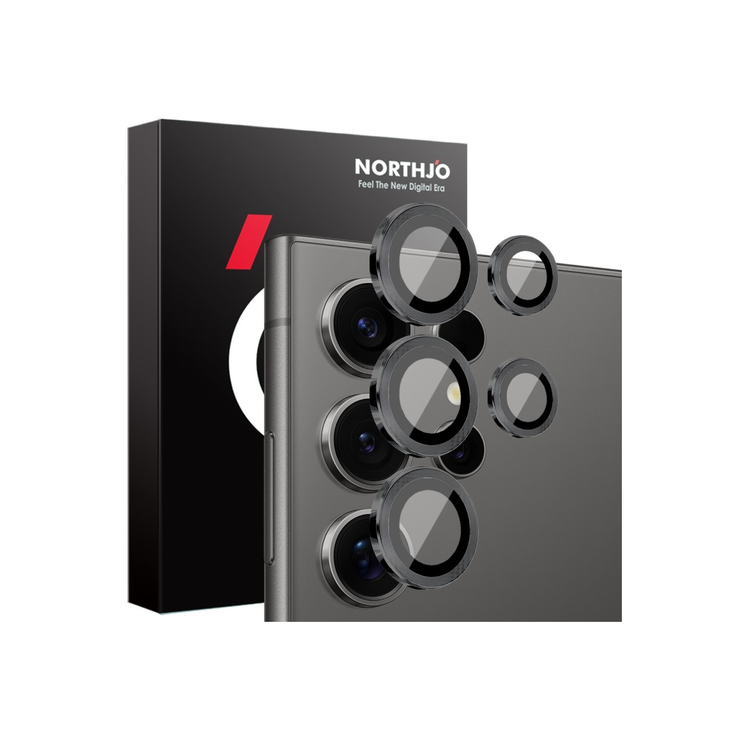 NORTHJO For Samsung Galaxy S25 Ultra Tempered Glass Camera Lens