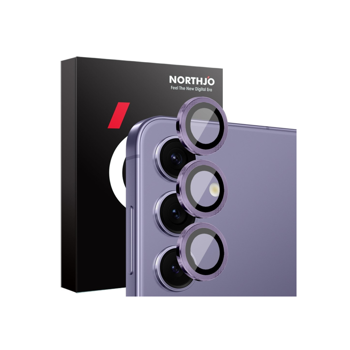 NORTHJO For Samsung Galaxy S25+ Tempered Glass Camera Lens