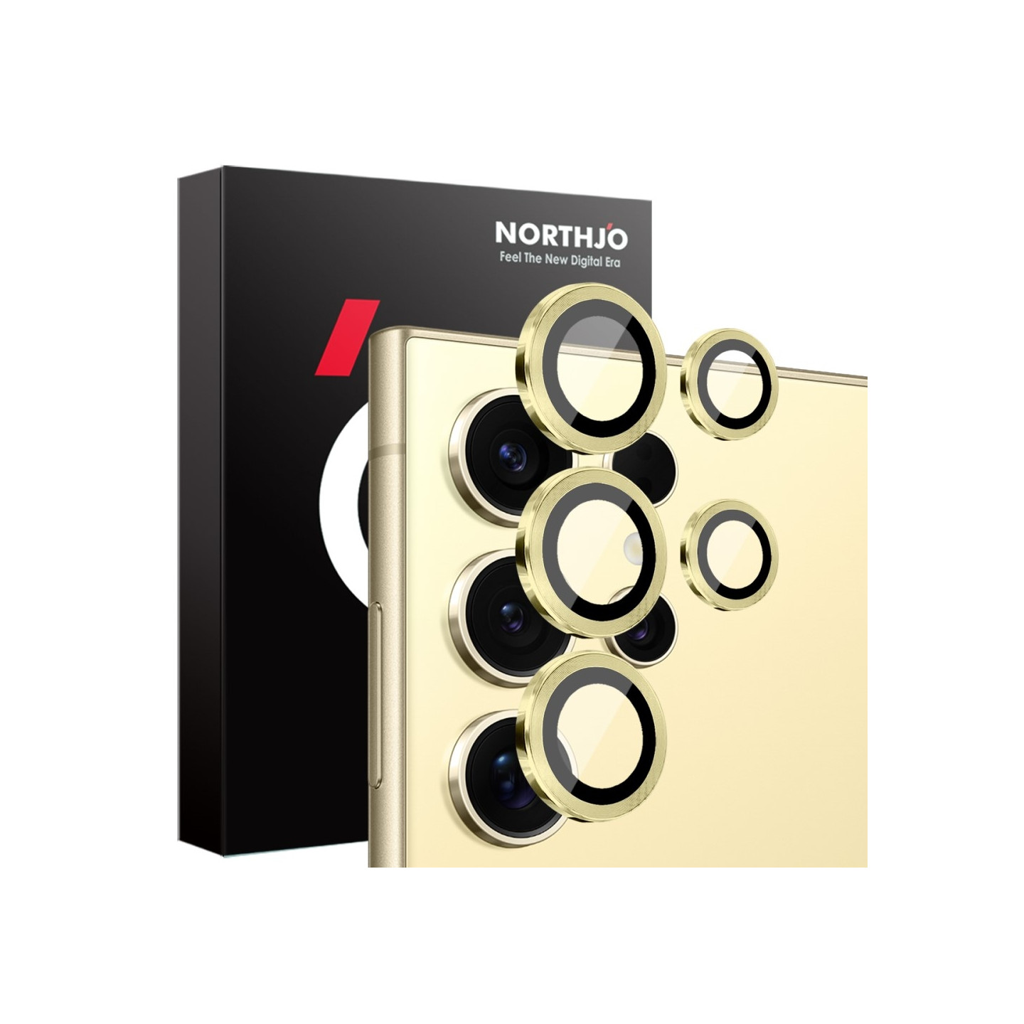 NORTHJO For Samsung Galaxy S25 Ultra Tempered Glass Camera Lens