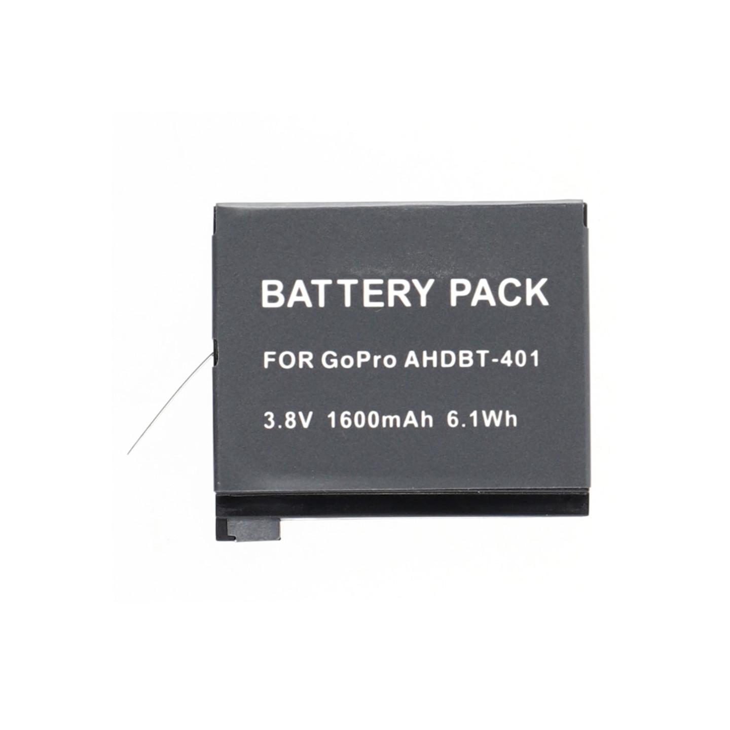 Batteri för GoPro Hero 4 Kamera 3.8.0V 1600mAh AHDBT-401 Ersättningsbatteri