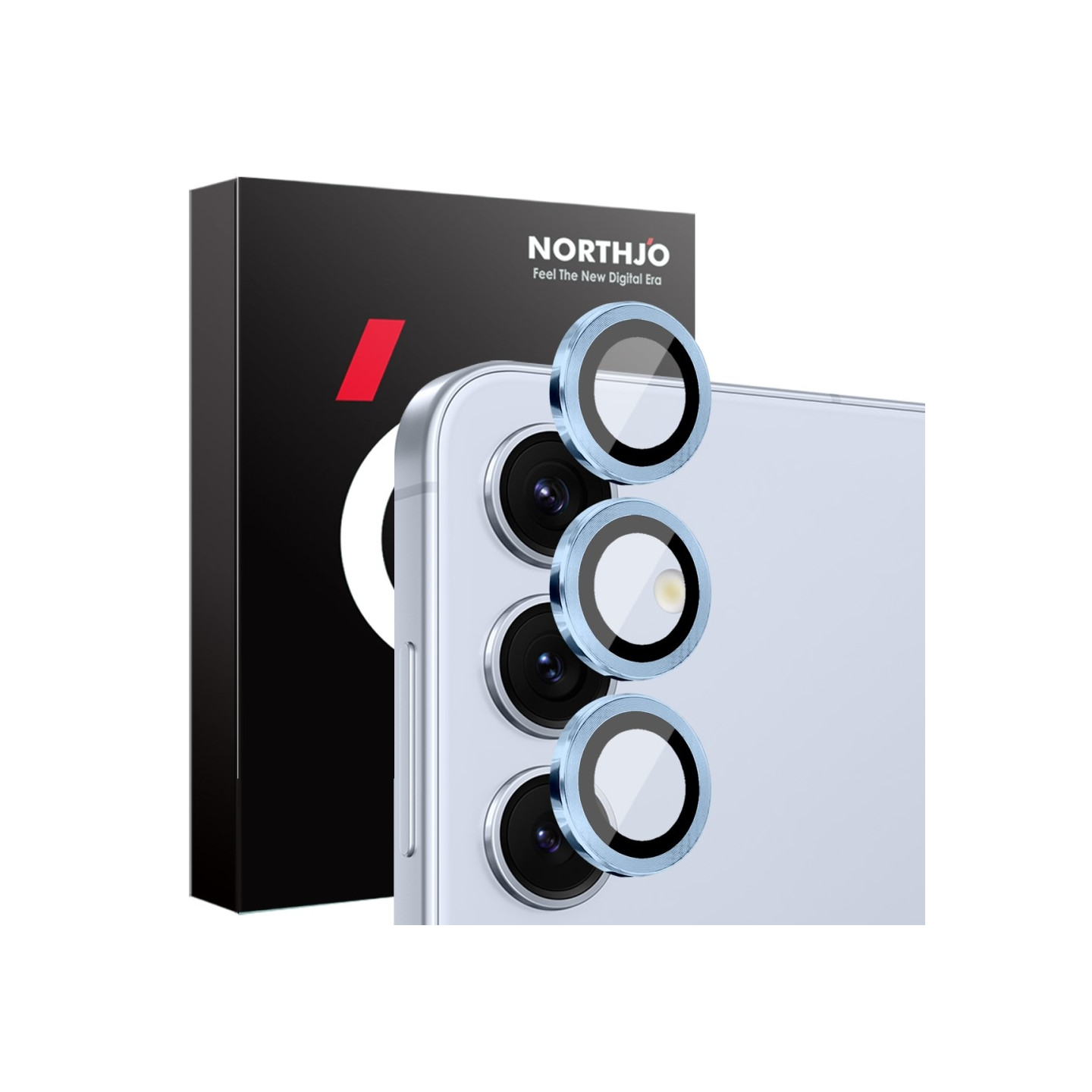 NORTHJO for Samsung Galaxy S25+ Herdet Glass Kameralinsebeskytter