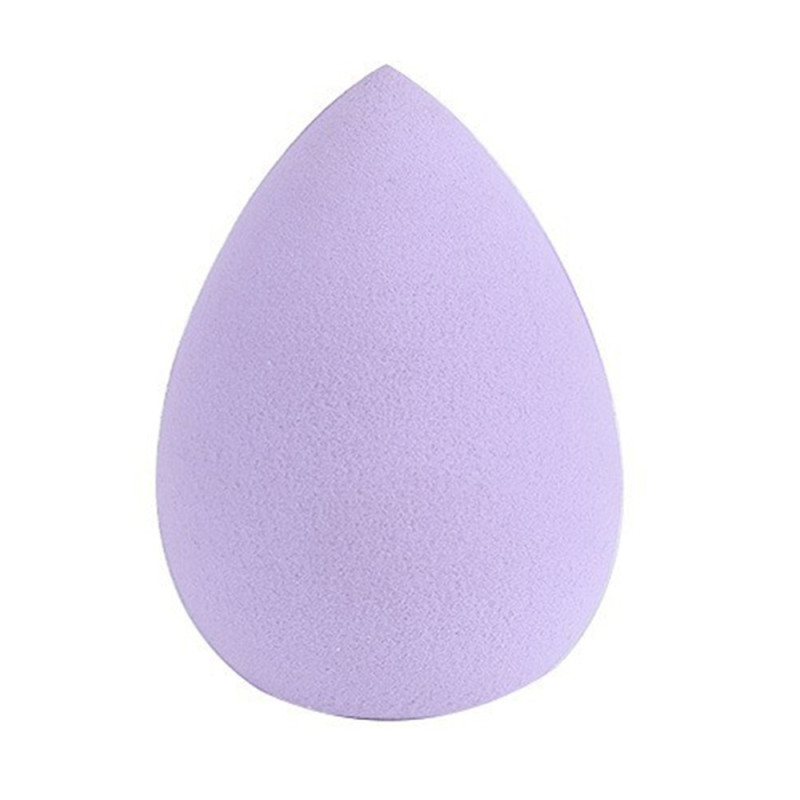 2 pcs Makeup Sponge Blender Teardrop Beauty Egg Cleansing Puff Skin Care - Light Purple