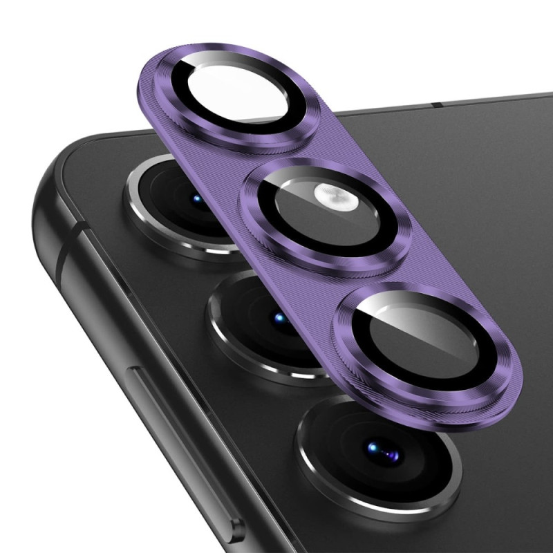 Til Samsung Galaxy S25 Kameralinsebeskytter ENKAY Metalring Linsefilm