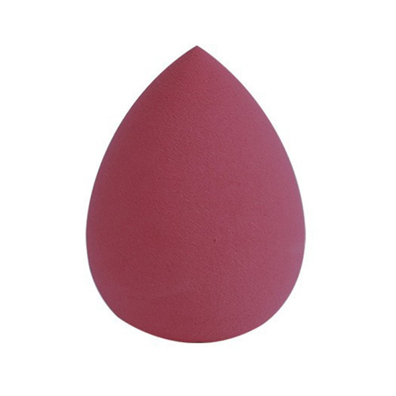 2 st Makeup Sponge Blender Teardrop Beauty Egg Rengöringspuff Hudvård - VinRöd