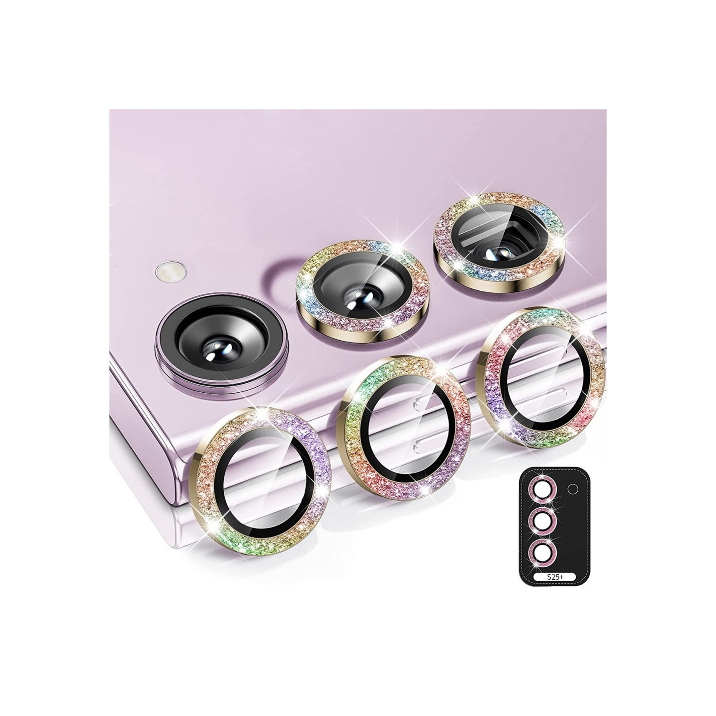 ENKAY Samsung Galaxy S25+ Kameran Linssisuojus Lasi