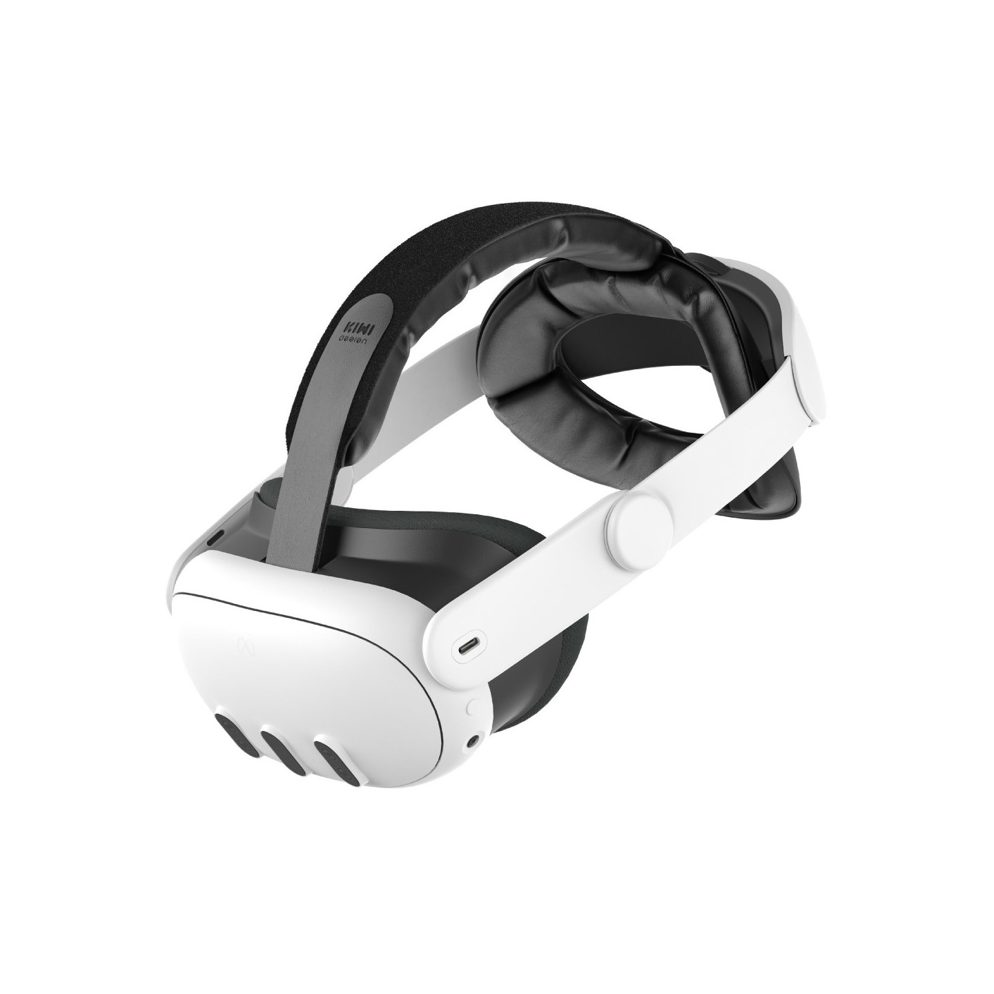 Meta Quest 3/3S -päähihnalle VR-kuulokemikrofonille Pehmeä tyyny pääpanta, joka vähentää painetta