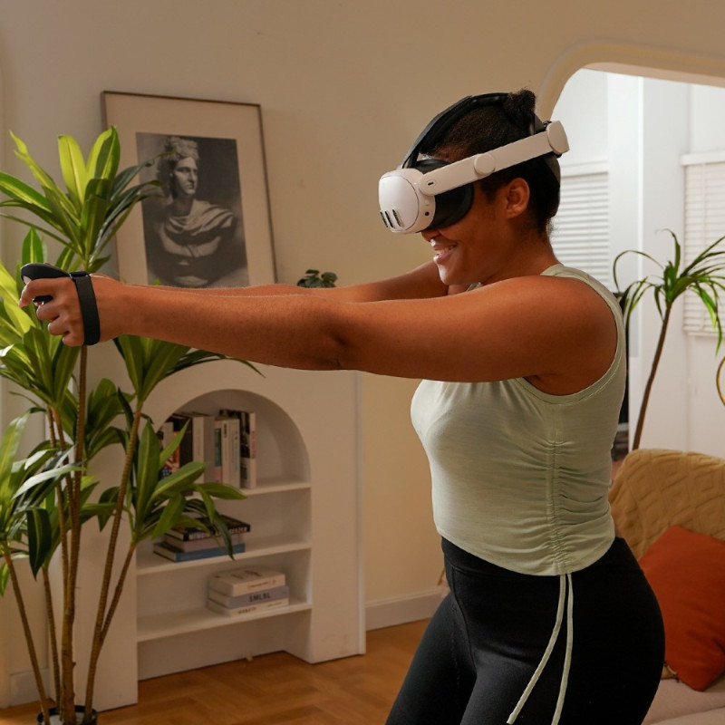 Til Meta Quest 3/3S hovedrem VR Headset Blød pude hovedbøjle Trykreducerende