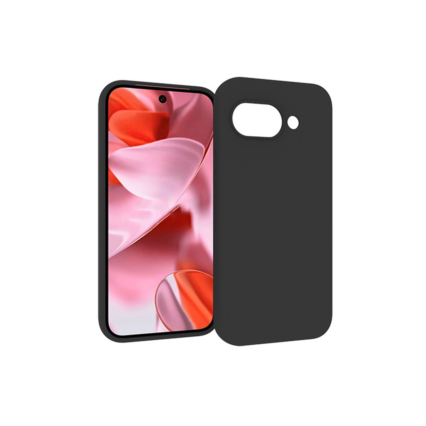 Google Pixel 9a suojakuori mattapintainen pehmeä TPU-puhelimen kuori