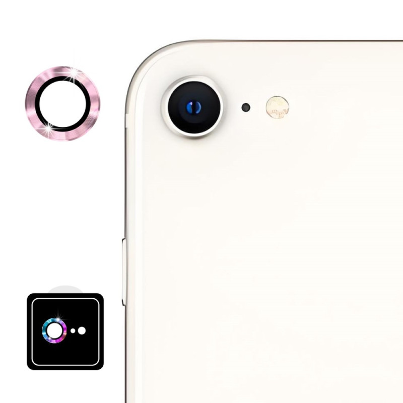 For iPhone 16e Camera Lens Protector ENKAY Hat-Prince Metal Ring Lens Film