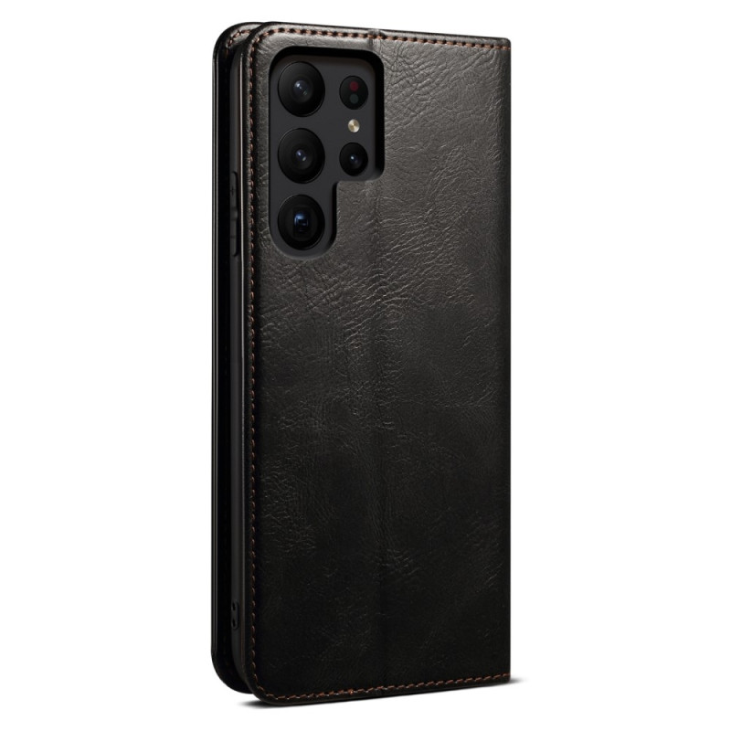 Till Samsung Galaxy S25 Ultra Plånboksfodral  - Svart