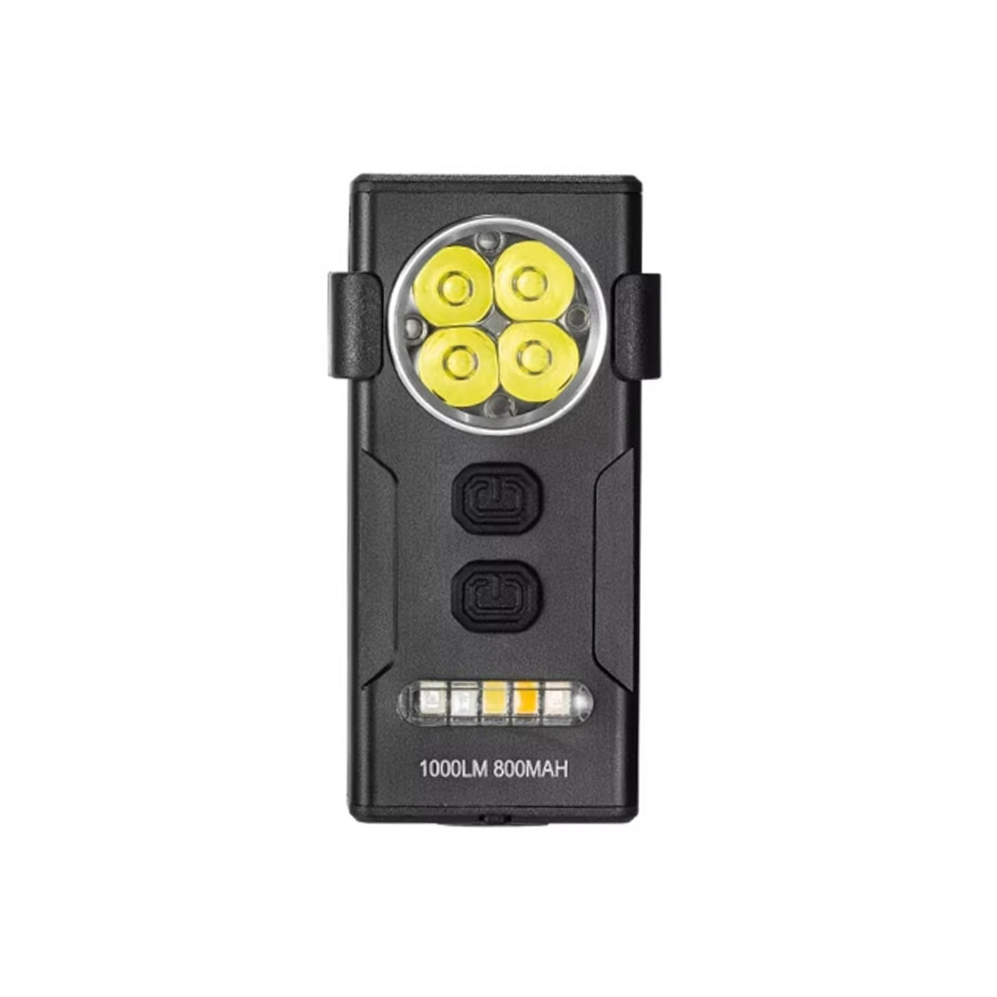 Magnetisk nøglering lommelygte arbejdslys 4-LED flere farver magnetclips