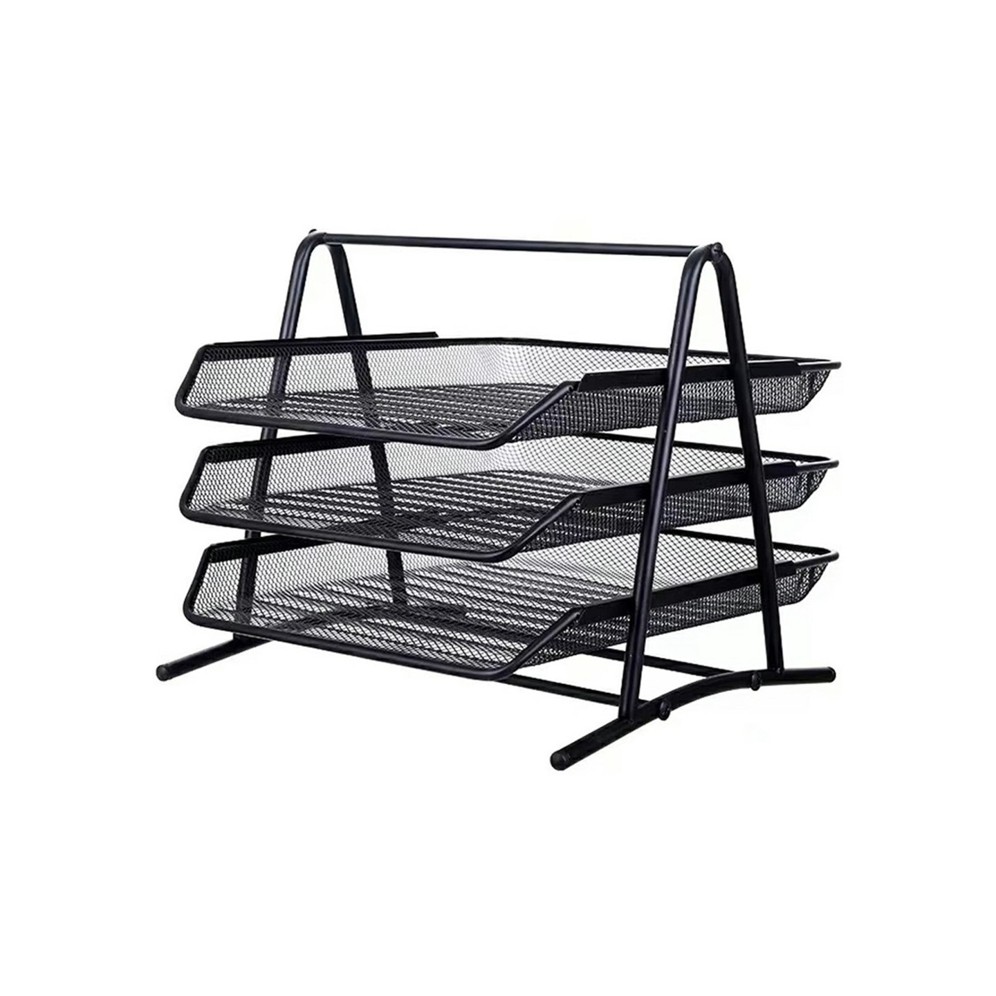 3 Layers Organizer Desk Tray Paper Sorter Document Holder Rack