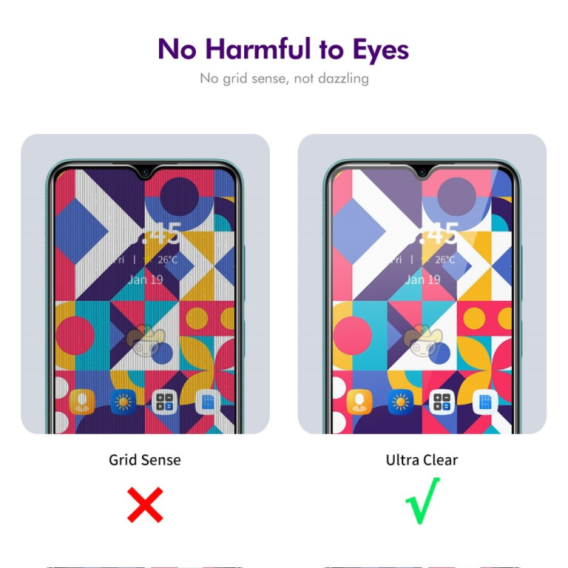 För Samsung Galaxy A26 5G 2-pack Sekretesskydd 28-graders Anti-spion Härdat Glas