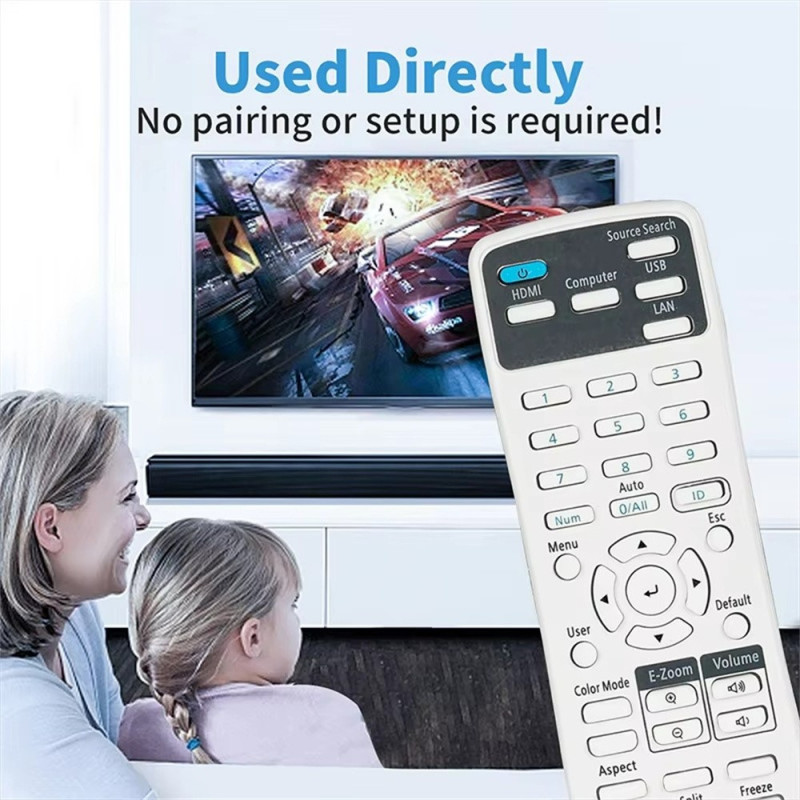 Udskiftning af fjernbetjening 219863500 til Epson-projektor