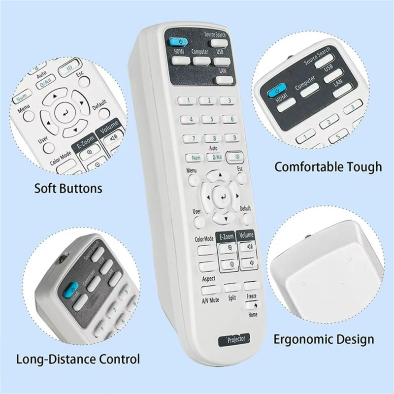 Replacement Remote Control 219863500 for Epson Projector