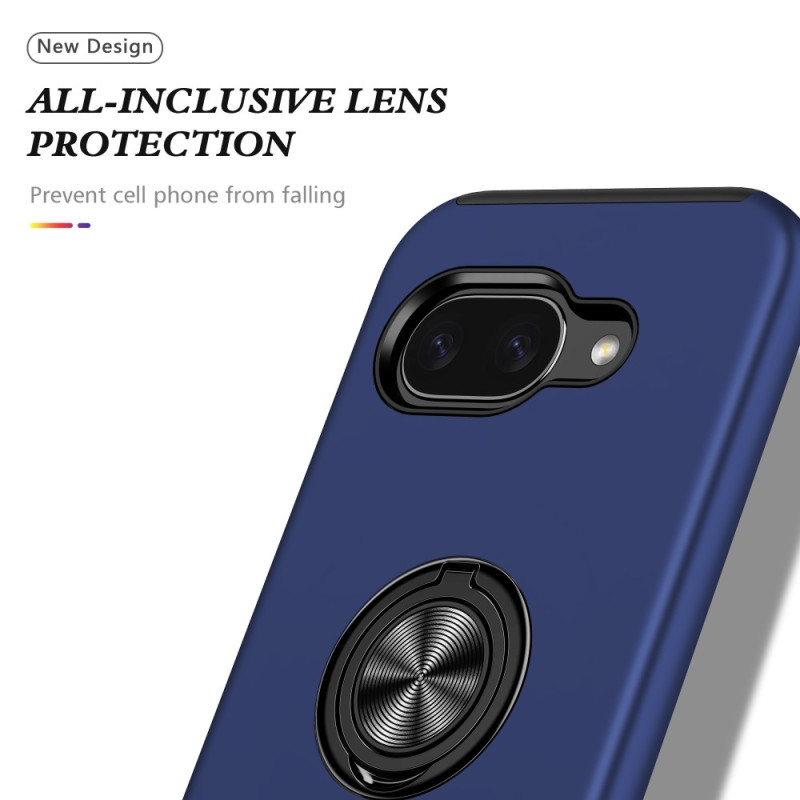 Til Google Pixel 9A Fingerring Kickstand Hybrid Taske