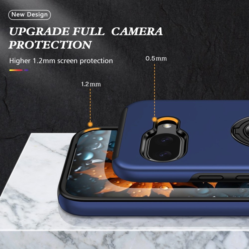 For Google Pixel 9A Finger Ring Kickstand Hybrid Case