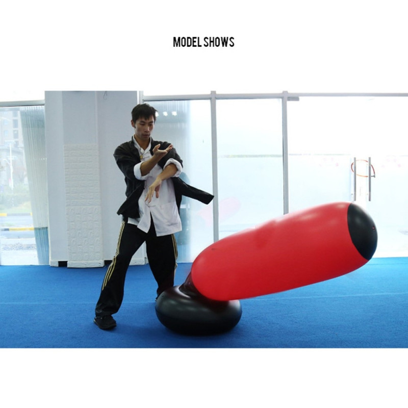 160cm Standing Boxing Pillar Inflatable Punching Bag Punching Bag Fitness Training