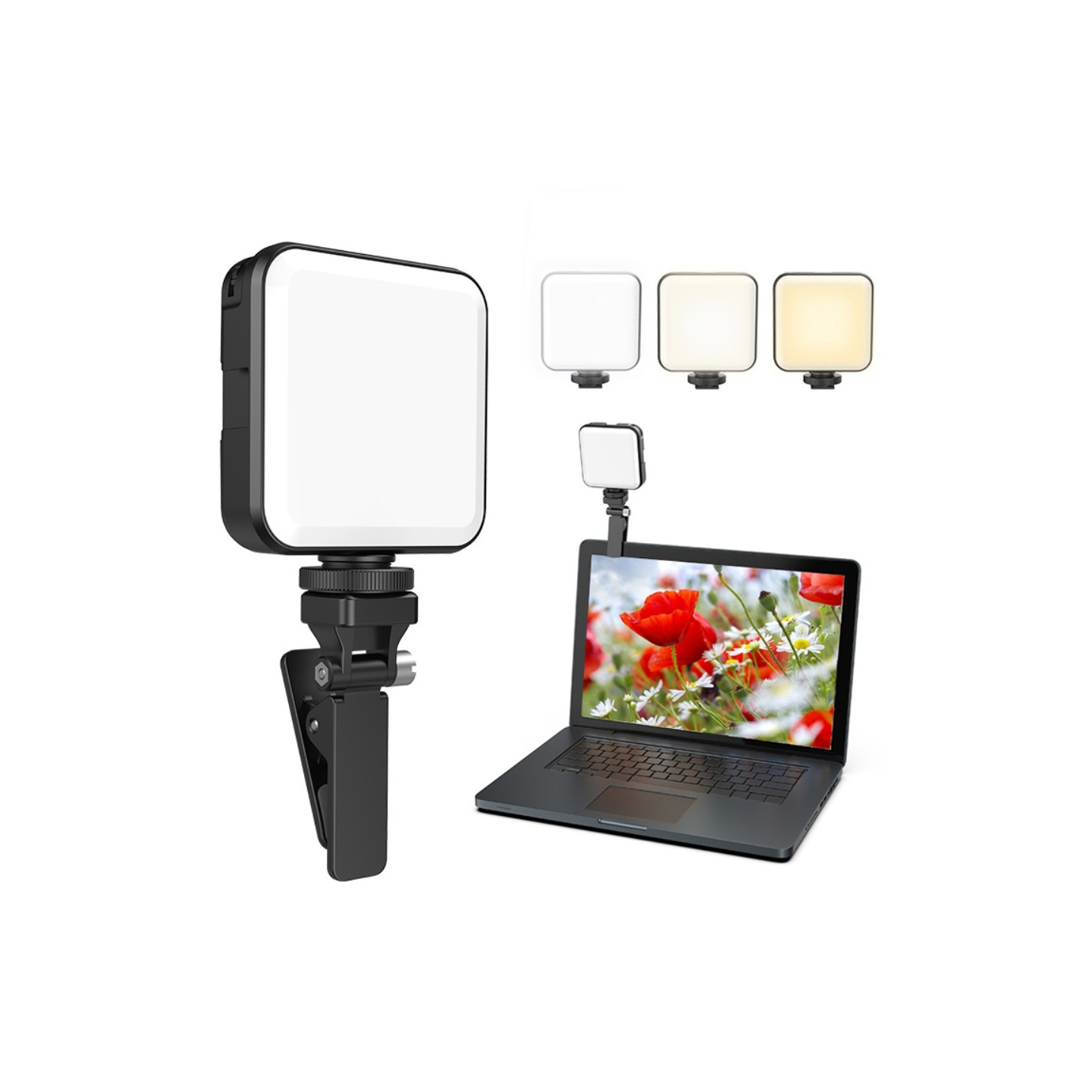 LED-lys 3000-6000K Dæmpbar lyslampe Live-udsendelse fotografibelysning