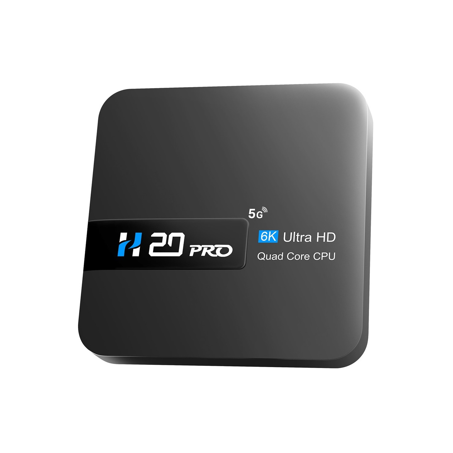 H20 Pro Smart TV Box Android 10.0 6K Ultra HD Media Player with Remote Control