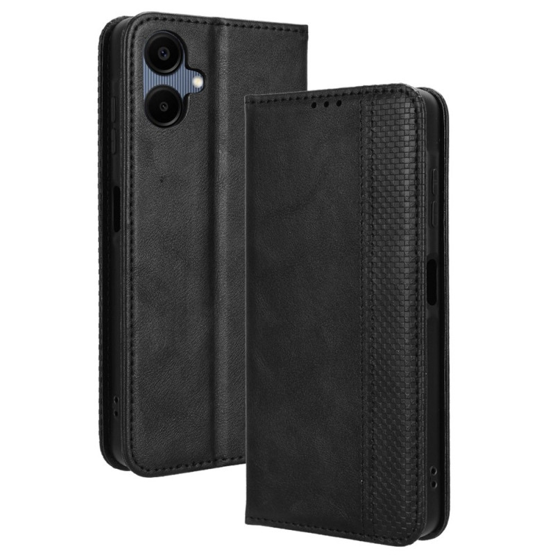 For Samsung Galaxy A36 5G Case Wallet Stand Retro Phone Cover - Black