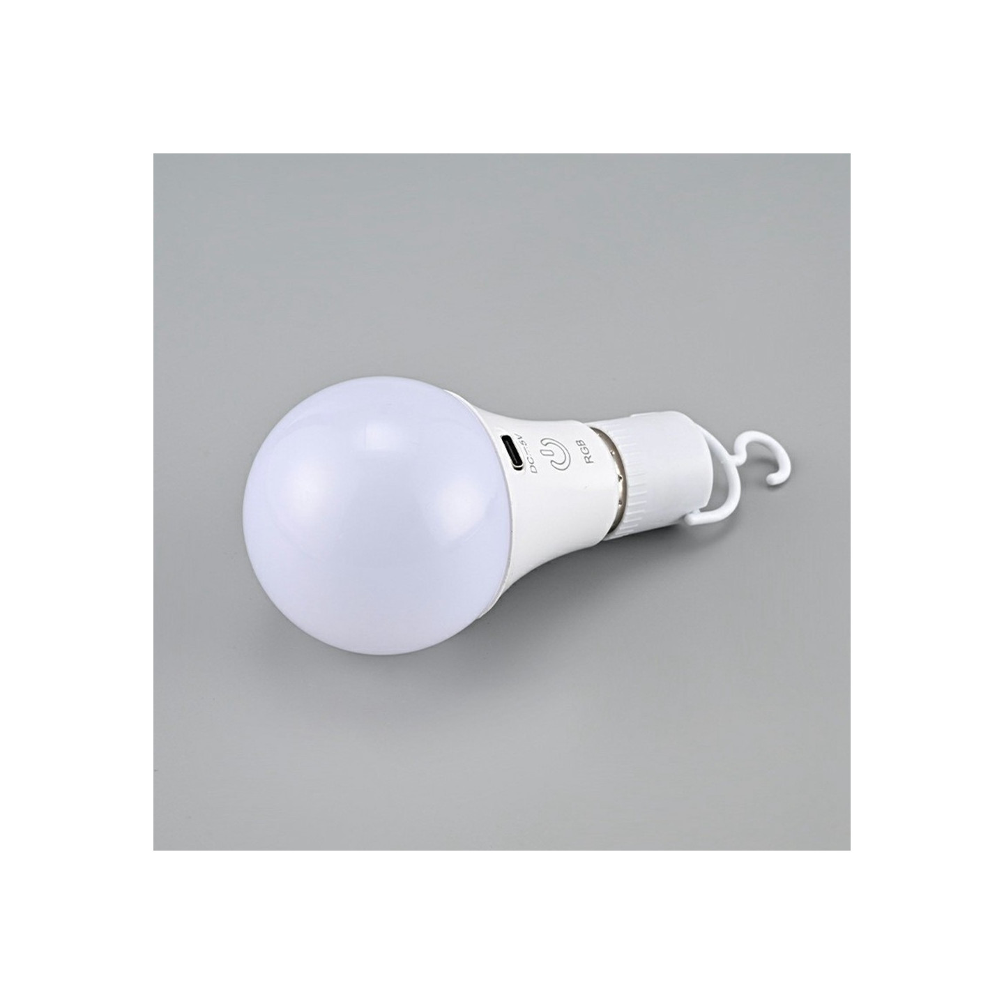 E27 RGB genopladelig glødepære Fjernbetjening Timer Dæmpbar 2700 - 6500K