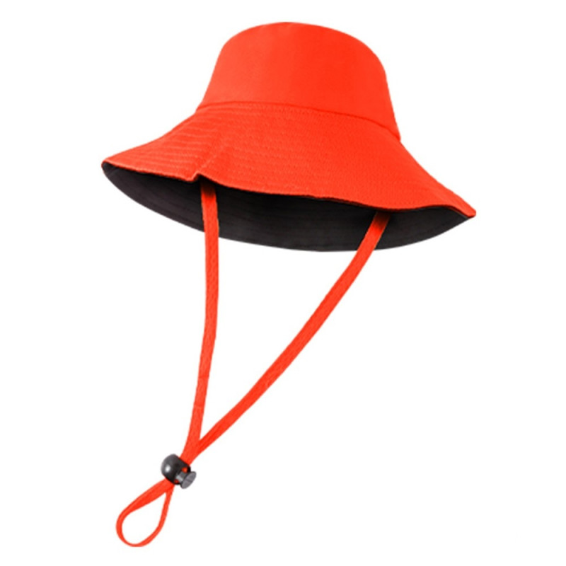 Lue Sun Hat Mesh Cap med bred kant - Oransje