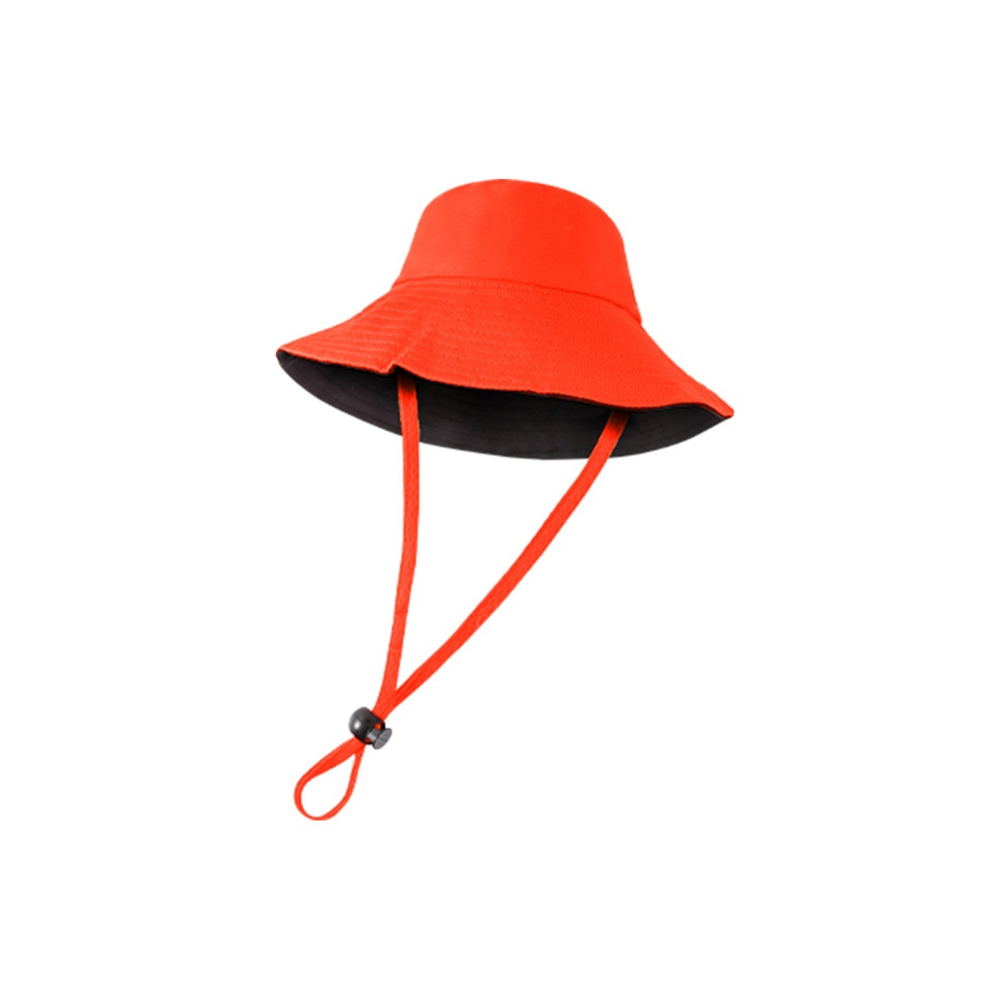 Hat Sun Hat Mesh Cap with Wide Brim - Orange