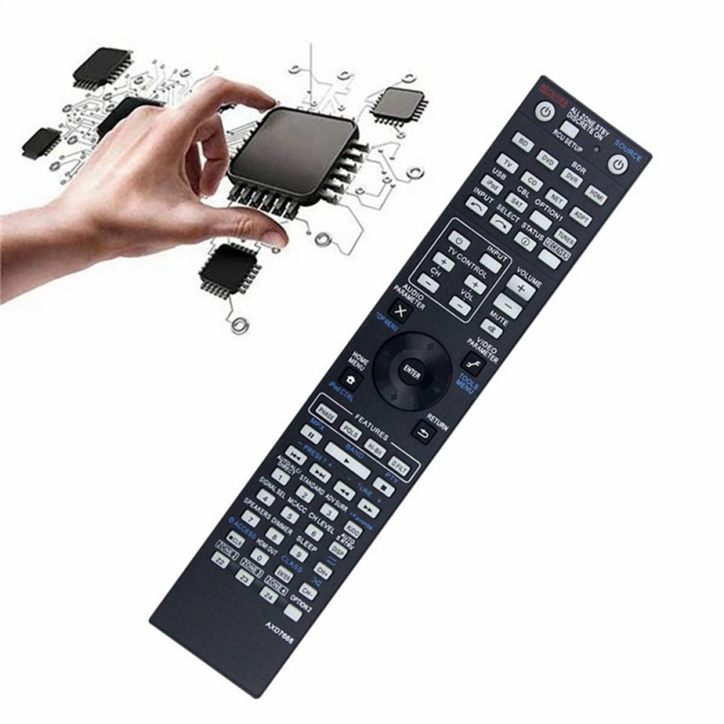 Remote Control Replacement for AXD7666 For Pioneer AV Receiver Stereo System